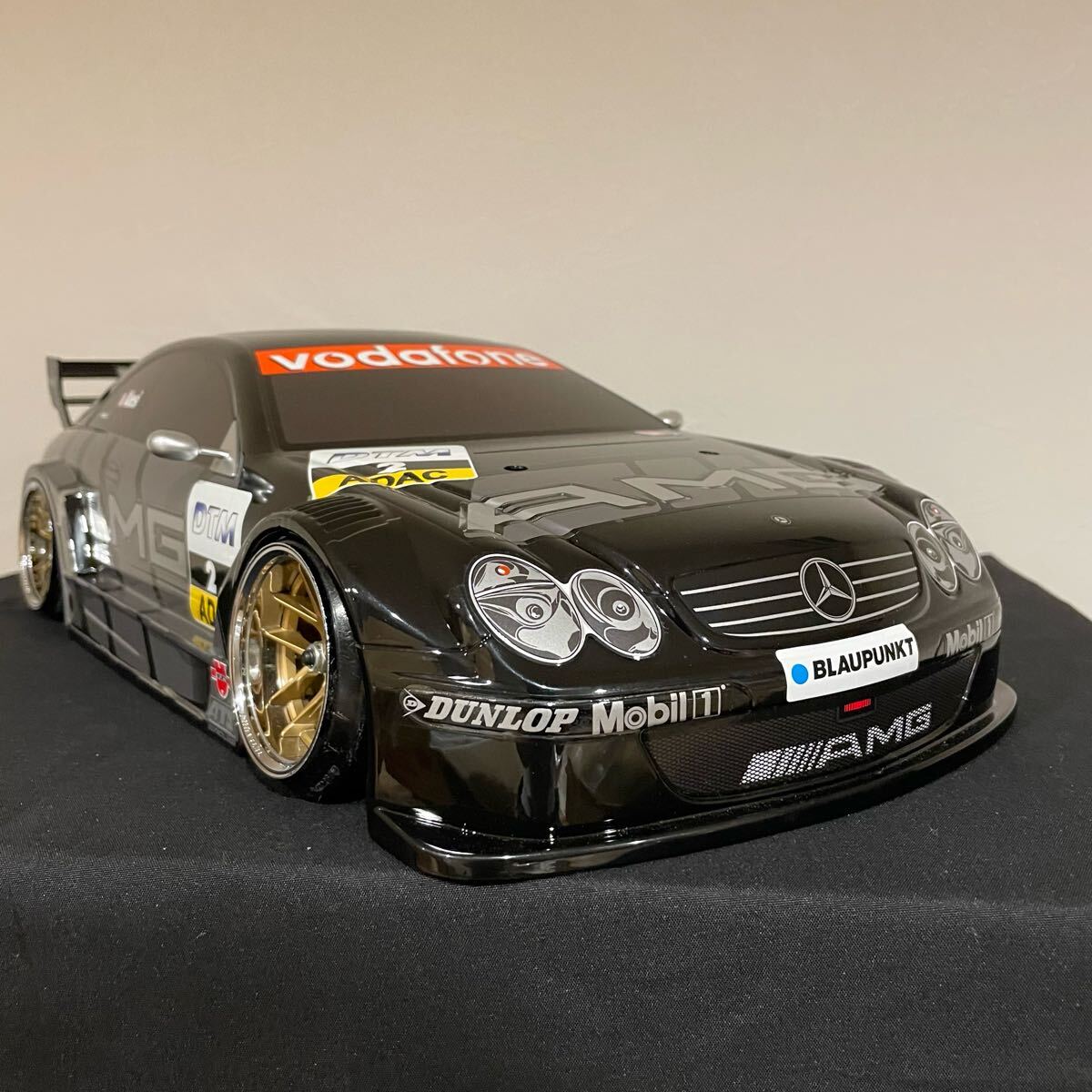 タミヤ メルセデス clk 1/10 ラジコン ボディ rc 塗装済み 完成