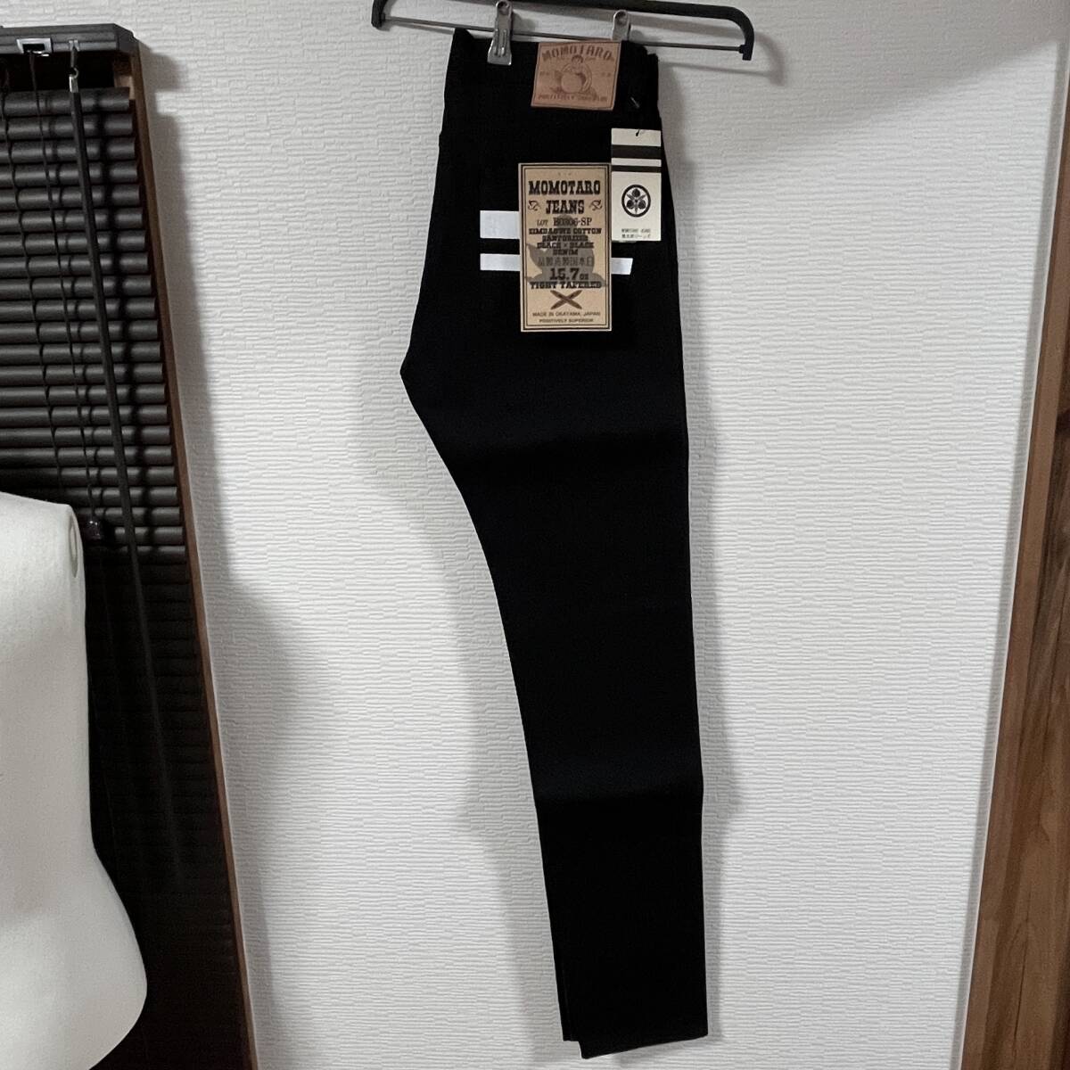 MOMOTARO JEANS (桃太郎ジーンズ) - B0306-SP タイトテーパードジーンズ 31インチ 出陣モデル セルビッチ 日本製 (タグ付き新品未使用)_画像8