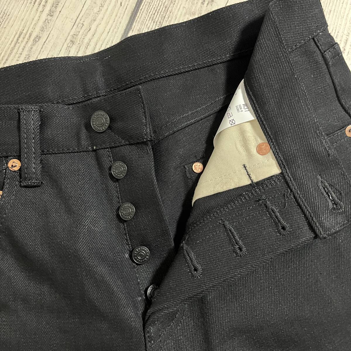 MOMOTARO JEANS (桃太郎ジーンズ) - B0306-SP タイトテーパードジーンズ 31インチ 出陣モデル セルビッチ 日本製 (タグ付き新品未使用)_画像6