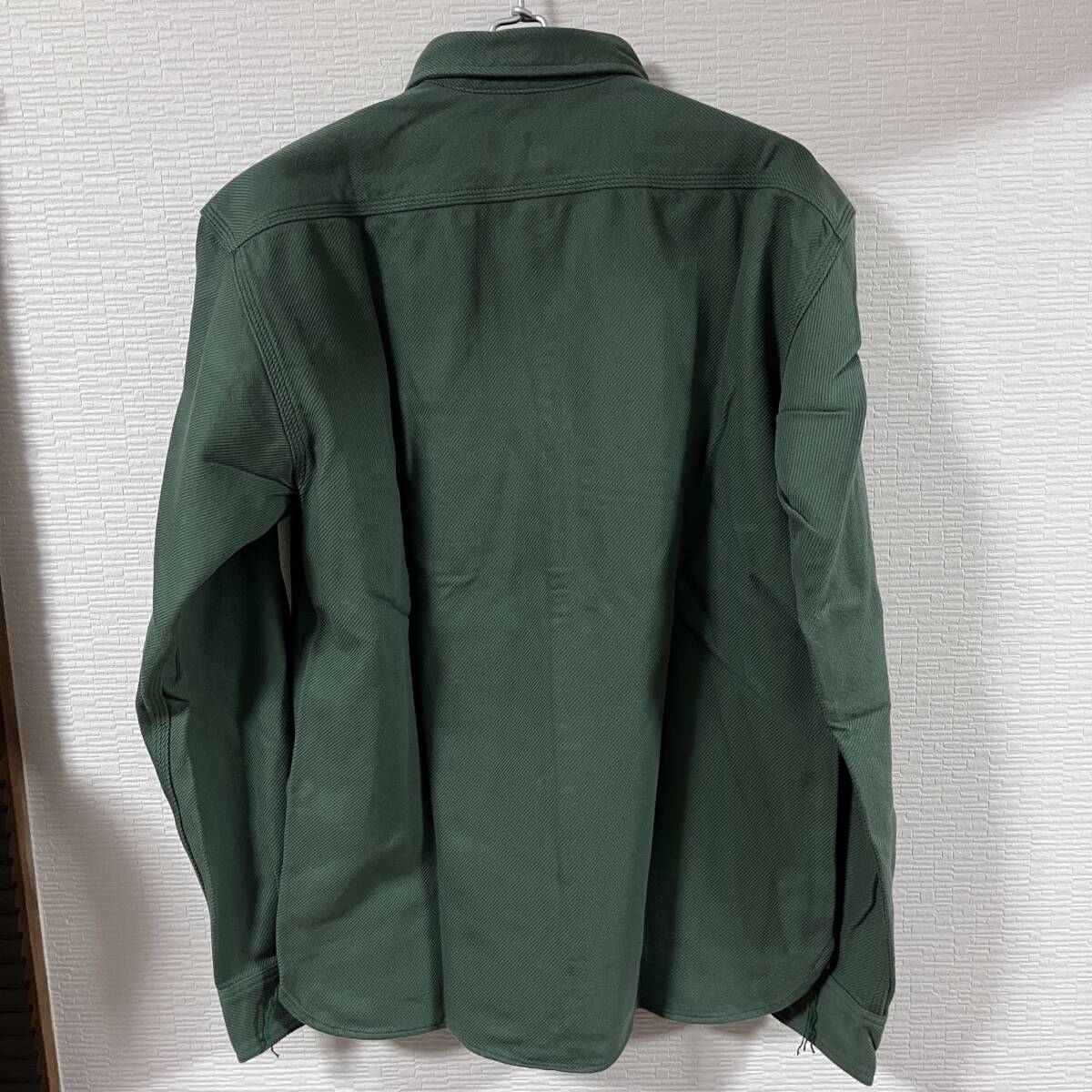 桃太郎ジーンズ (MOMOTARO JEANS) - 44 XLサイズ ヘビーフランネル ワークシャツ 児島 岡山産 日本製 アメカジ (タグ付き新品未使用品)_画像10