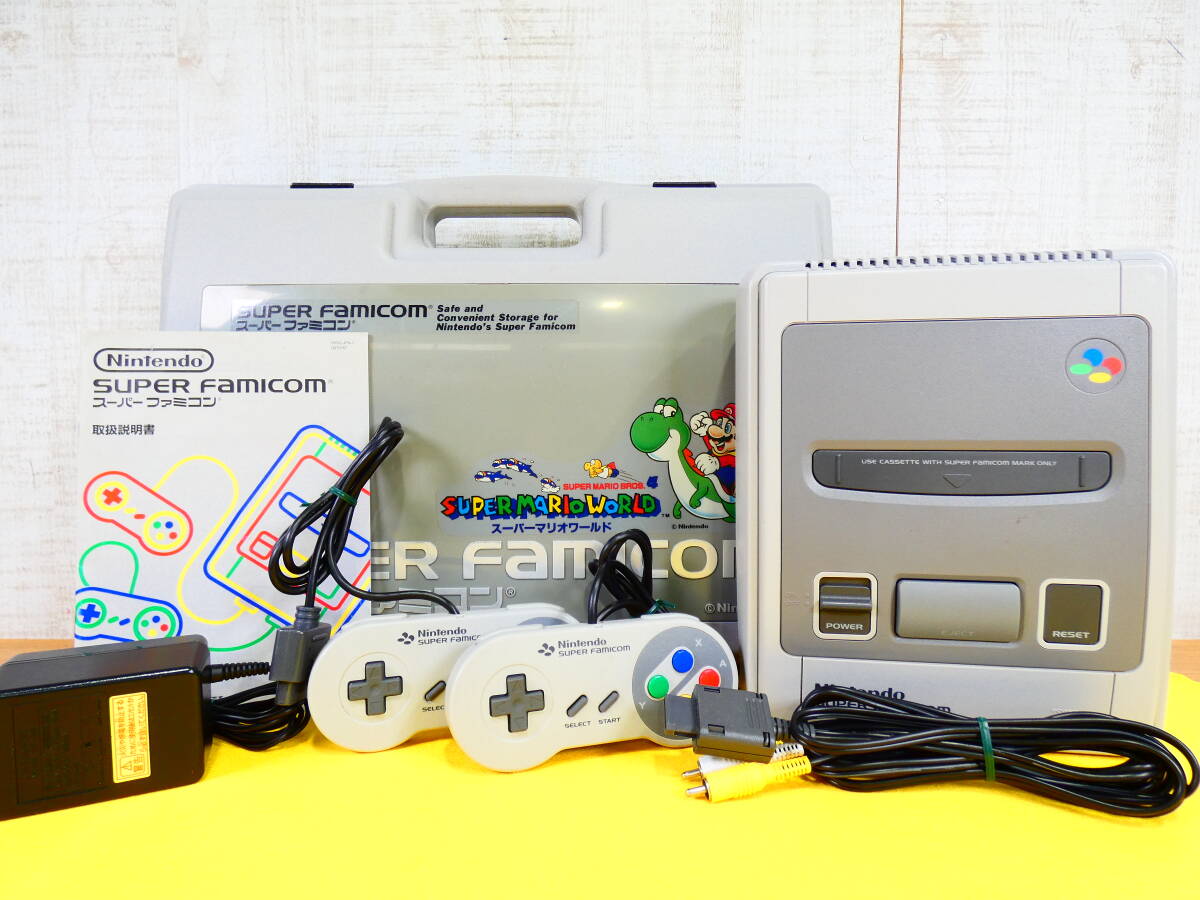 【ふるさと割】 任天堂 Nintendo S) SUPER SHVC-001 スーパーファミコン FAMICOM 本体、アクセサリー