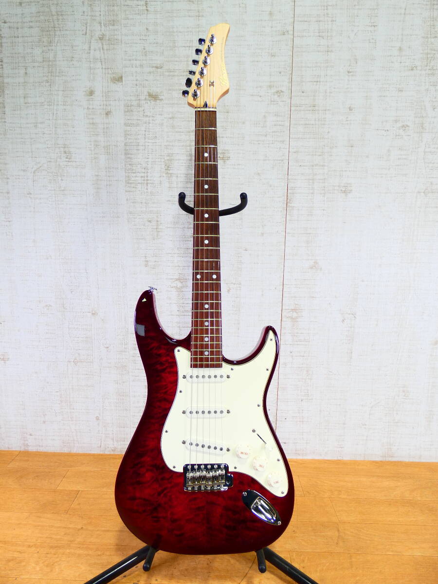 Greco WS-QT 3S TRR/R エレキギター Bibian 比比昂- 【USED!Greco エレキギターWS-QT/3S TRR/R