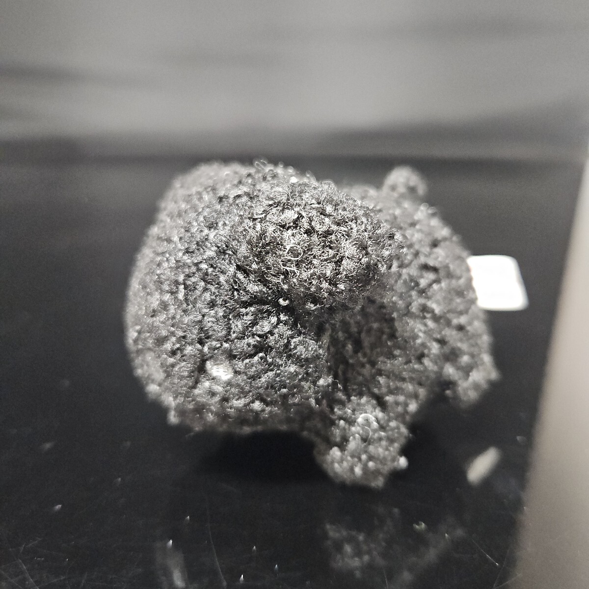 手のひらサイズのトイプードルぬいぐるみブラック画像が全てです。ご入札前には必ず商品説明をお読みください_画像1