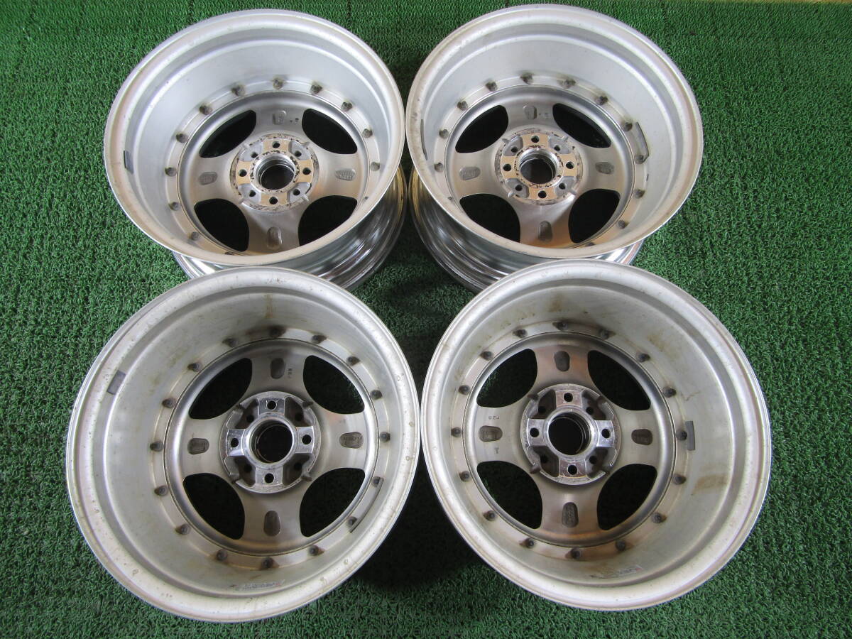 札幌発☆最落なし!WORK EQUIP 40 エクイップ 15×7J +27,+16 4本 4H-100 売切