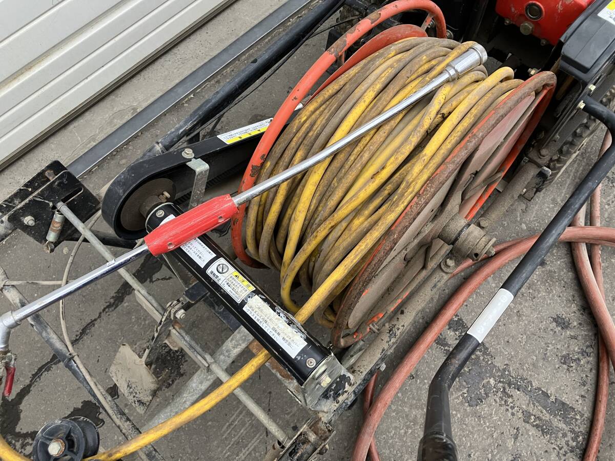 札幌発☆最落なし!【始動(dòng)OK!】自走式動(dòng)力噴霧器 アリミツ SN-30 売切!