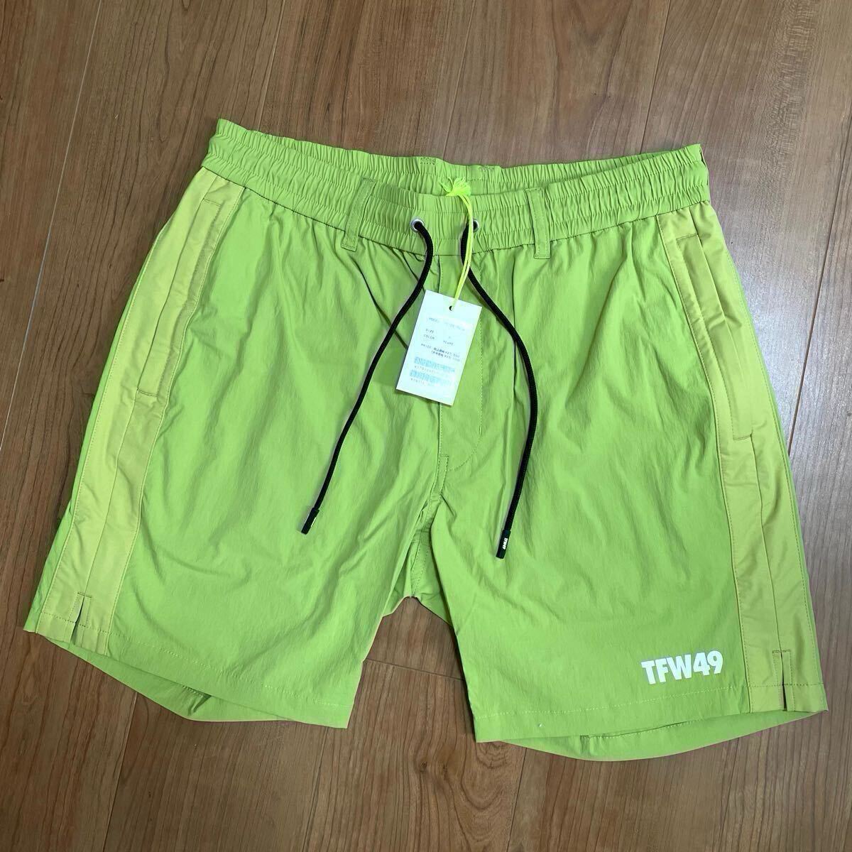 【新品】TFW49 イエロー ショートパンツ / M 新品未使用タグ付き TFW49 ショートパンツ イエロー ハーフ