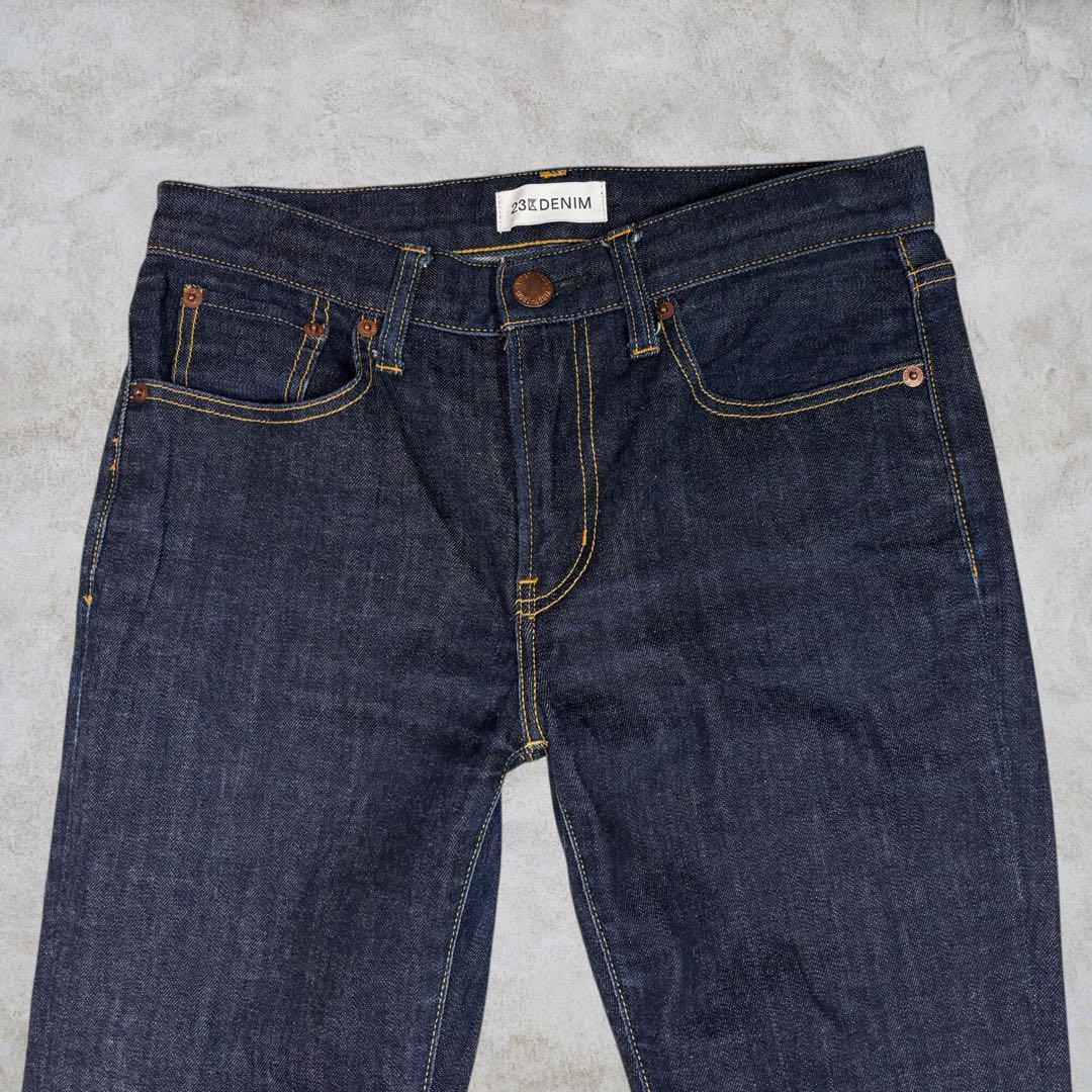 【極美品】23區(qū)DENIM ボーイフィット パンツ ストレートデニム 濃紺 36