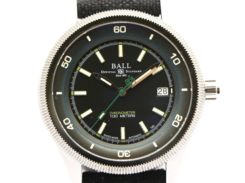 【 ボールウォッチ BALL 】 NM30220C エンジニア2 マグニート SS/革 自動(dòng)巻 デイト 里スケ メンズ 新著 70181-1