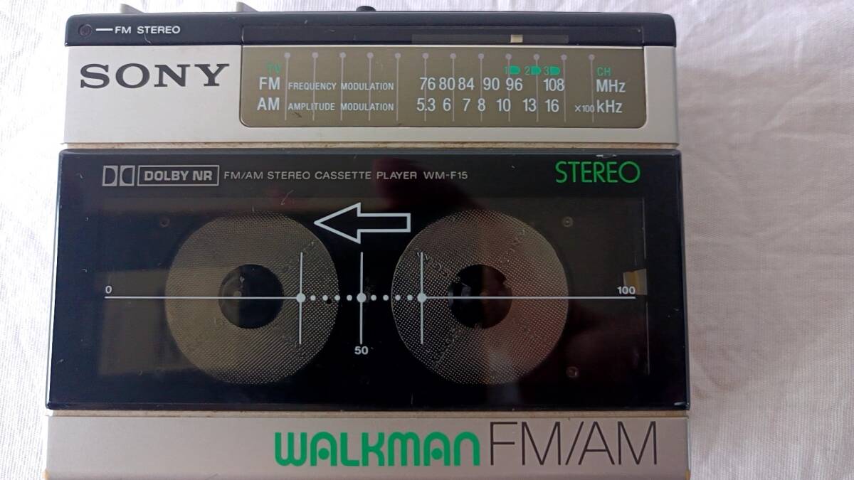 SONY ソニー FM/AM ポータブルステレオカセットプレイヤー WM-F15 WALKMAN