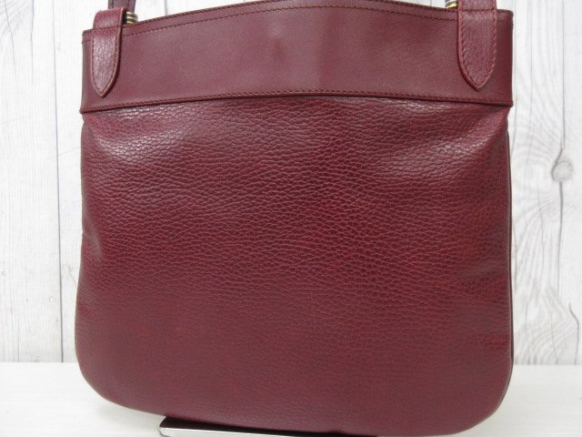 極美品 Cartier カルティエ マストライン ショルダーバッグ バッグ レザー ボルドー 84253