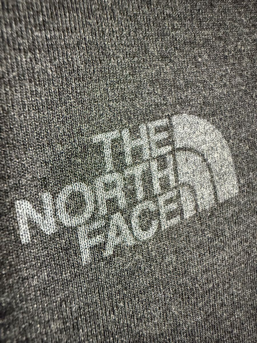 THE NORTH FACE（ザ?ノースフェイス）S/S Reaxion Logo Crew （リアクションロゴクルー）NT61981 ダークグレー XL 人気モデル GOLDWIN