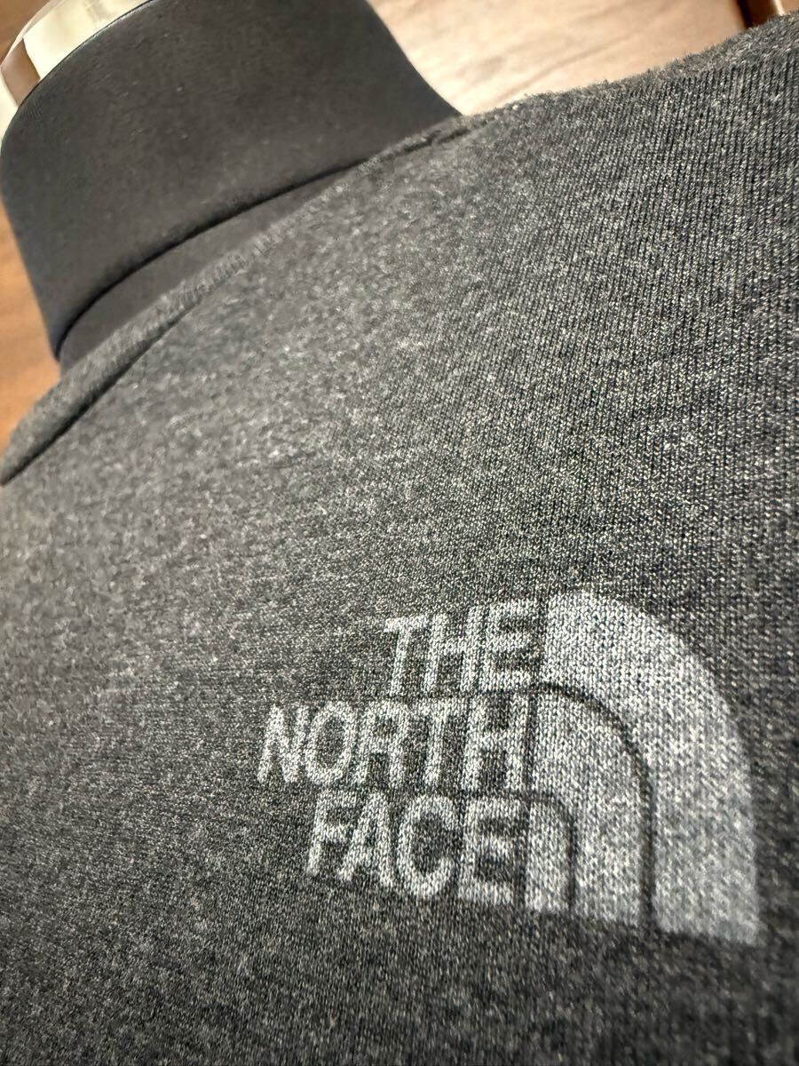 THE NORTH FACE（ザ?ノースフェイス）S/S Reaxion Logo Crew （リアクションロゴクルー）NT61981 ダークグレー XL 人気モデル GOLDWIN