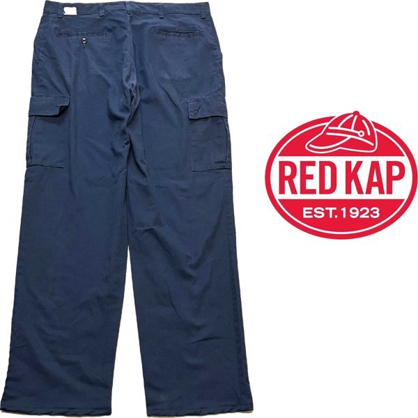 1點物◆レッドキャップRED KAPカーゴパンツ濃紺チノパン古著XLメンズ38レディースOKアメカジ90sストリート/スポーツMixチノパン中古349097