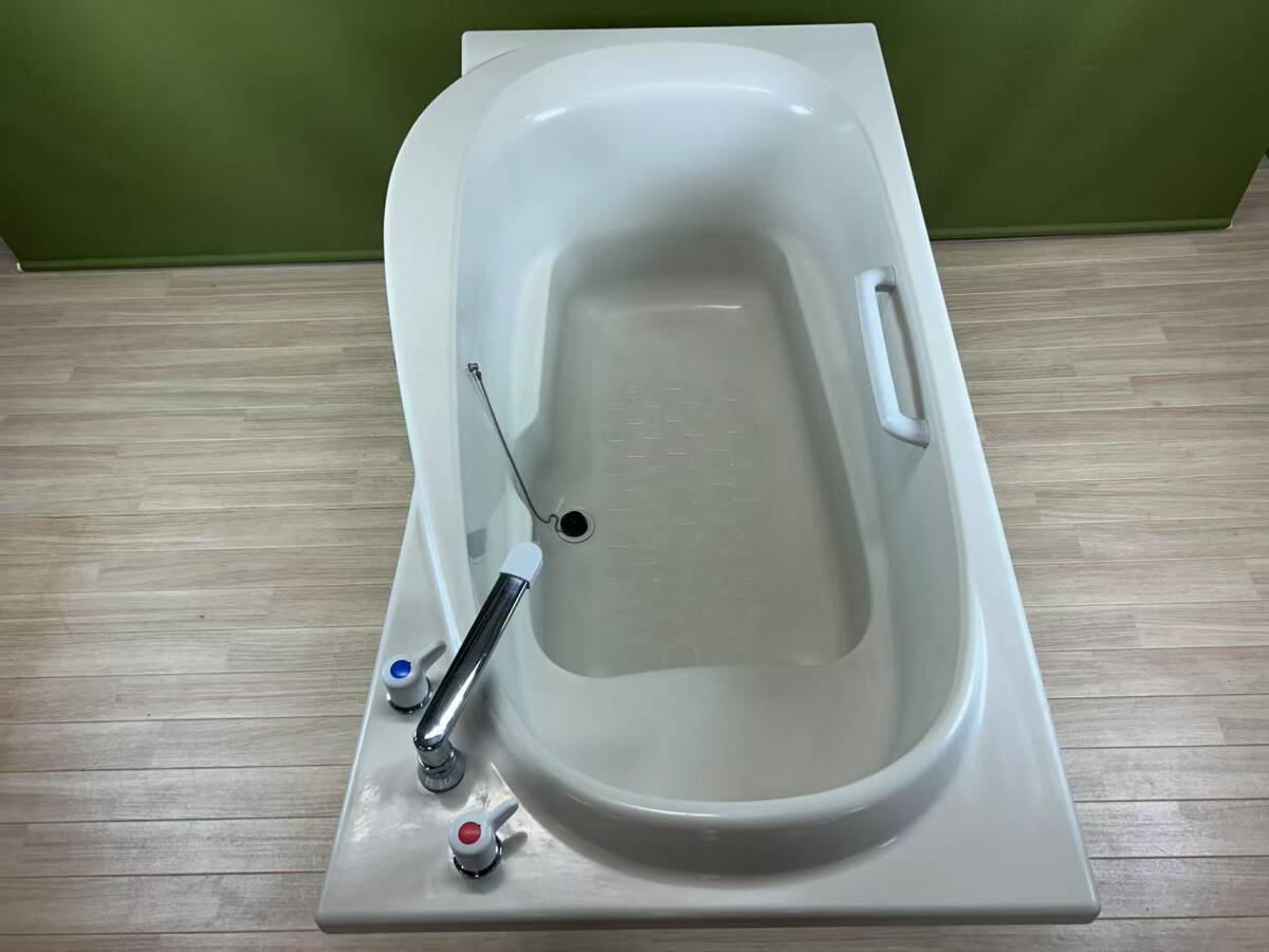 【中古】 材質(zhì) FRP☆ 浴槽_お風(fēng)呂?バスタブ☆(幅160cm×奧行き78(86)cm×高さ56(60)cm)☆神戸も大坂も直接引取り可