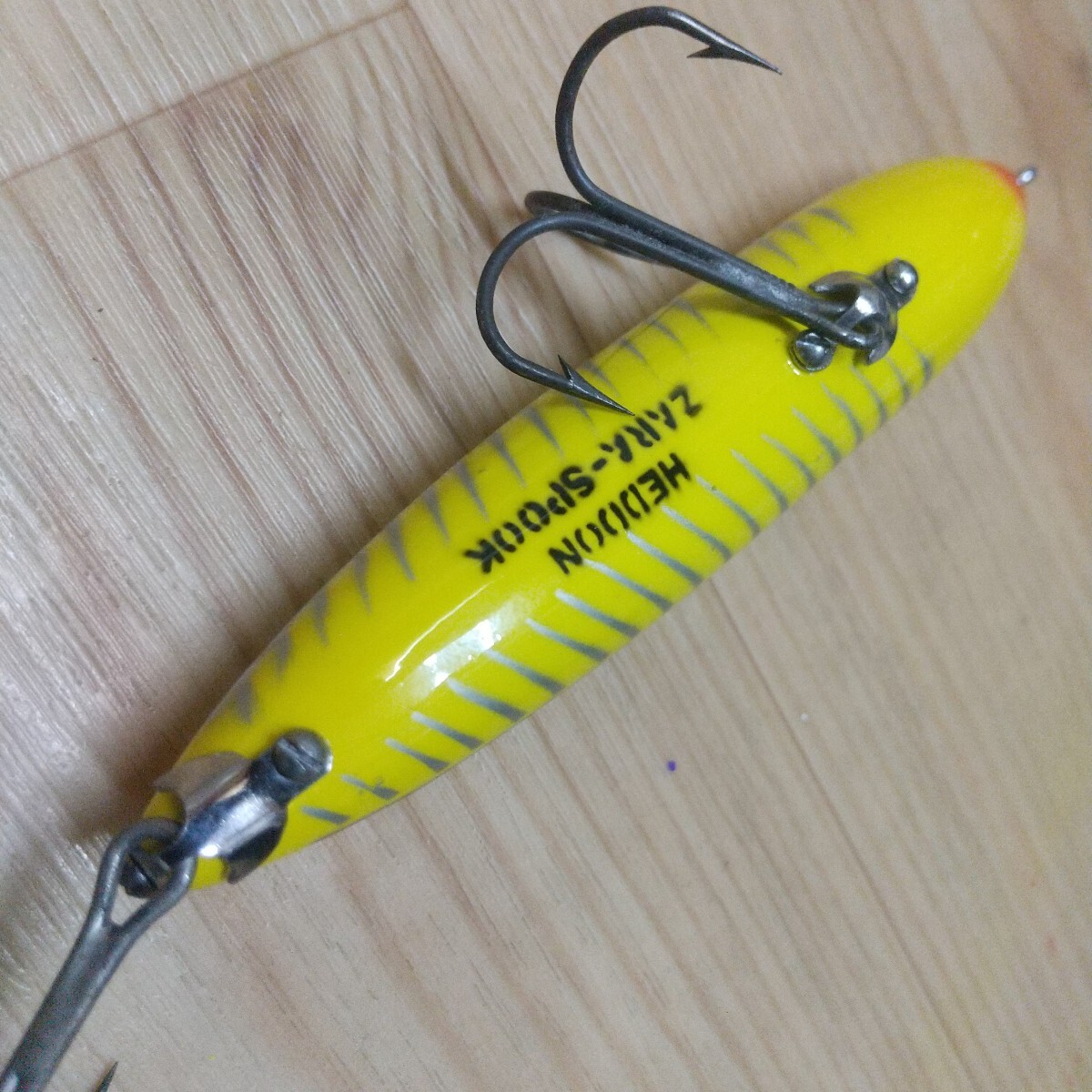 Old Heddon 1st ザラBFバナナ Heddon 縦割れ1st ZARA SPOOK (通称バナナ) （約23 g / 11cm