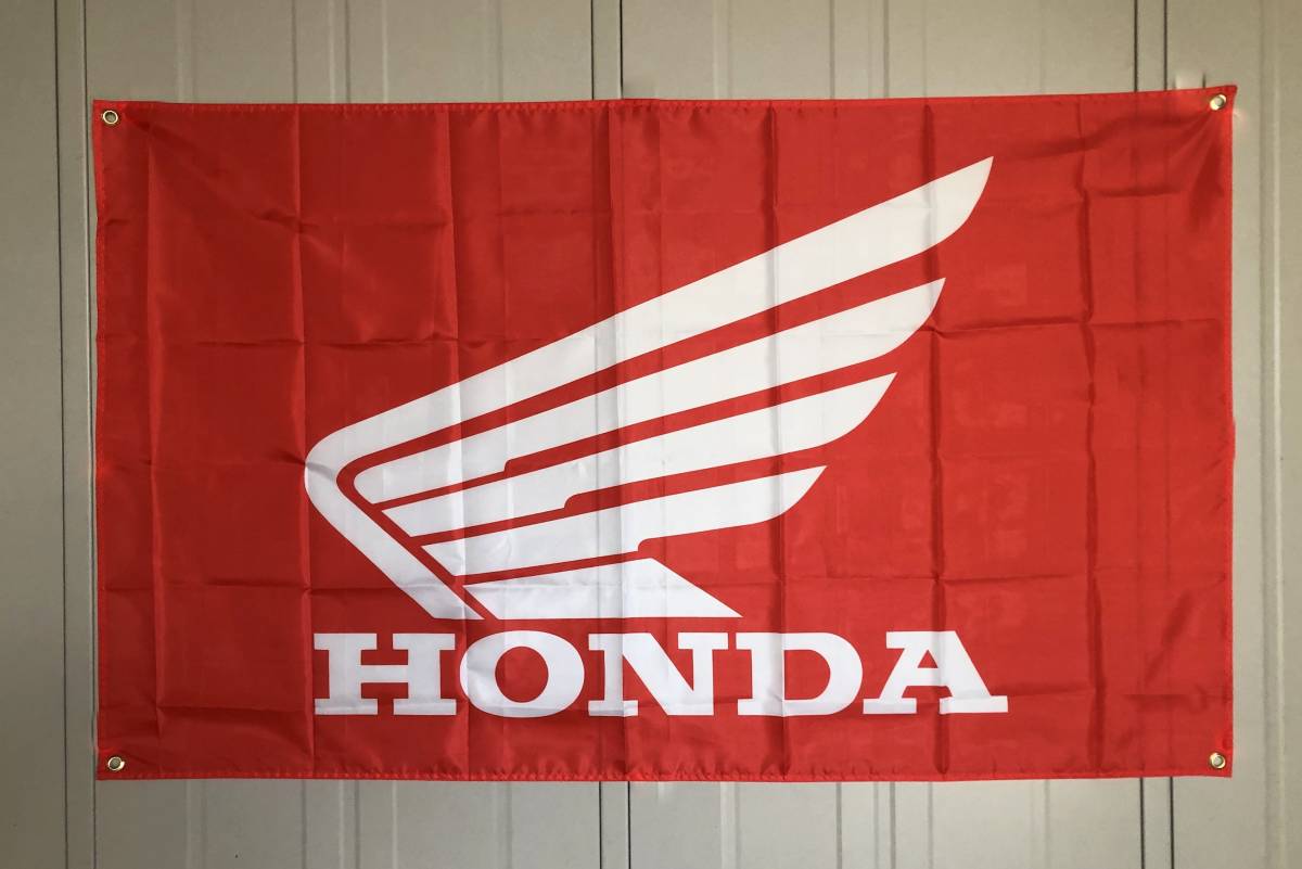 ★ガレージ裝飾仕様★H02 ホンダ 旗 HONDA ガレージ雑貨 ホンダ フラッグ タペストリー ポスター