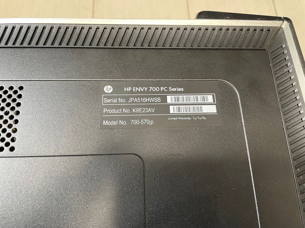 HP ENVY 700-570jp Core i7 4790 SSD240GB NVIDIA GTX980 動作確認済み 現状品 本体のみ 付属品ありません 返品不可_画像7