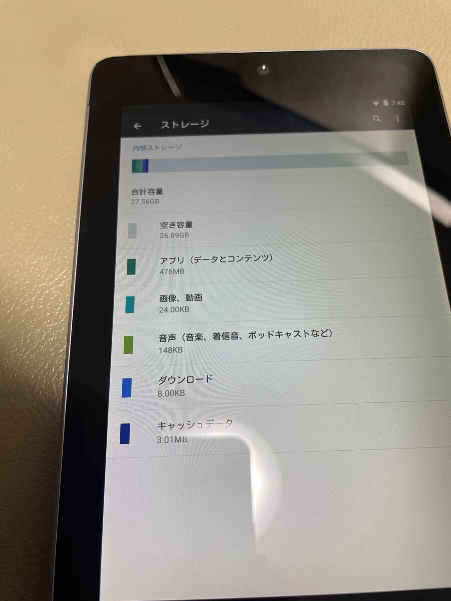 nexus7 WiFi モデル　32gb 現(xiàn)狀品　Y1185