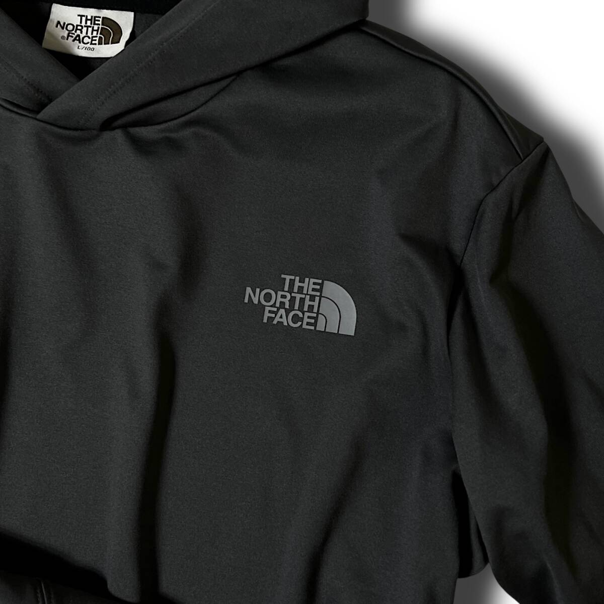 新品 THE NORTH FACE ノースフェイス ジャージ素材 速干抗菌 ストレッチ パーカー フーディ プルオーバー XL 春秋 通年使用可 ◆B6849