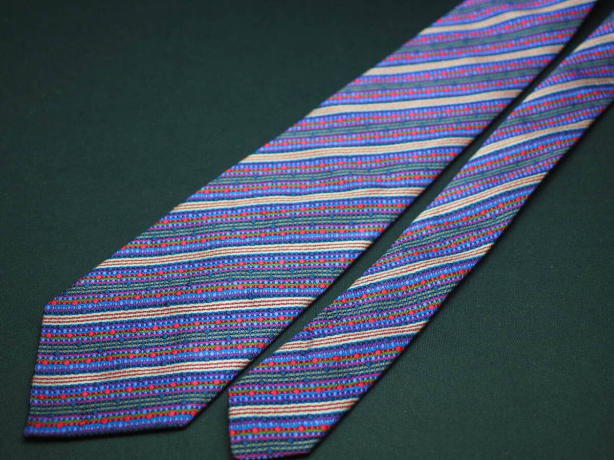 美品【MISSONI ミッソーニ】 E1399 SILK ブランド ネクタイ 古著 良品