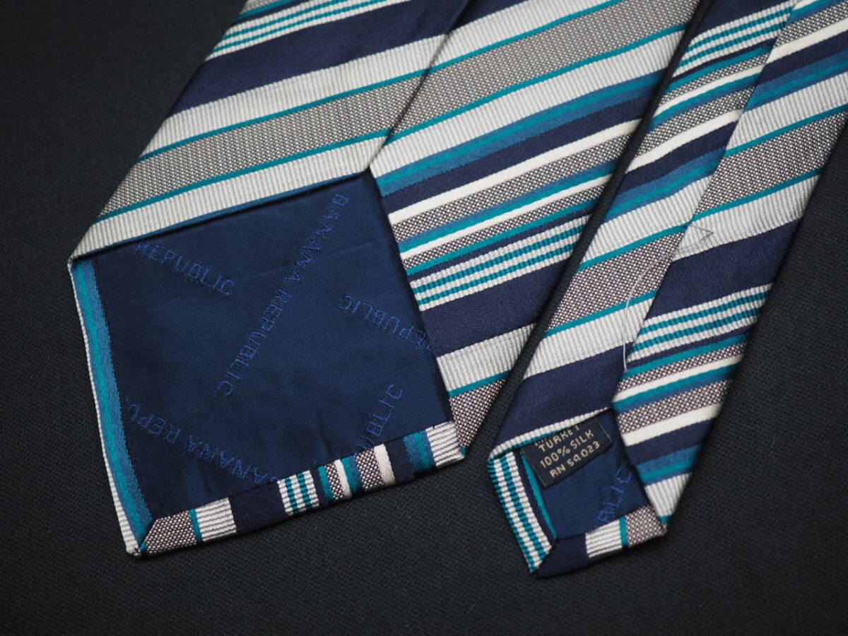 美品【BANANA REPUBLIC バナナリパブリック】 E2123 SILK ブランド ネクタイ 古著 良品