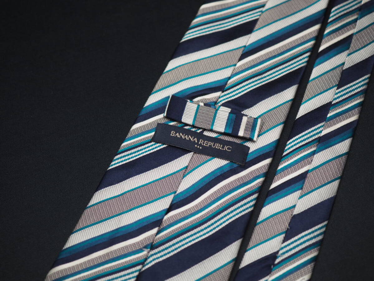 美品【BANANA REPUBLIC バナナリパブリック】 E2123 SILK ブランド ネクタイ 古著 良品