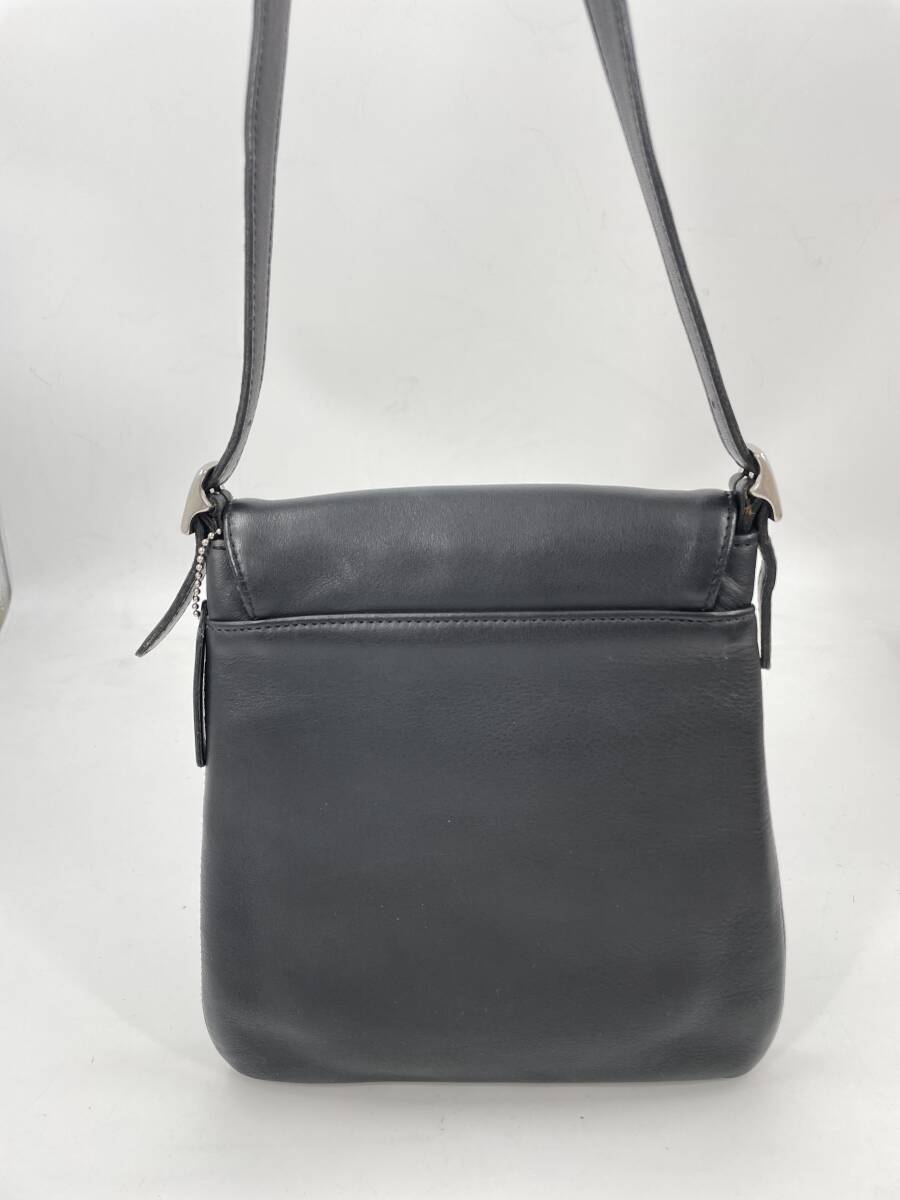 1円□ OLD COACH オールドコーチ ブラック レザー USA製