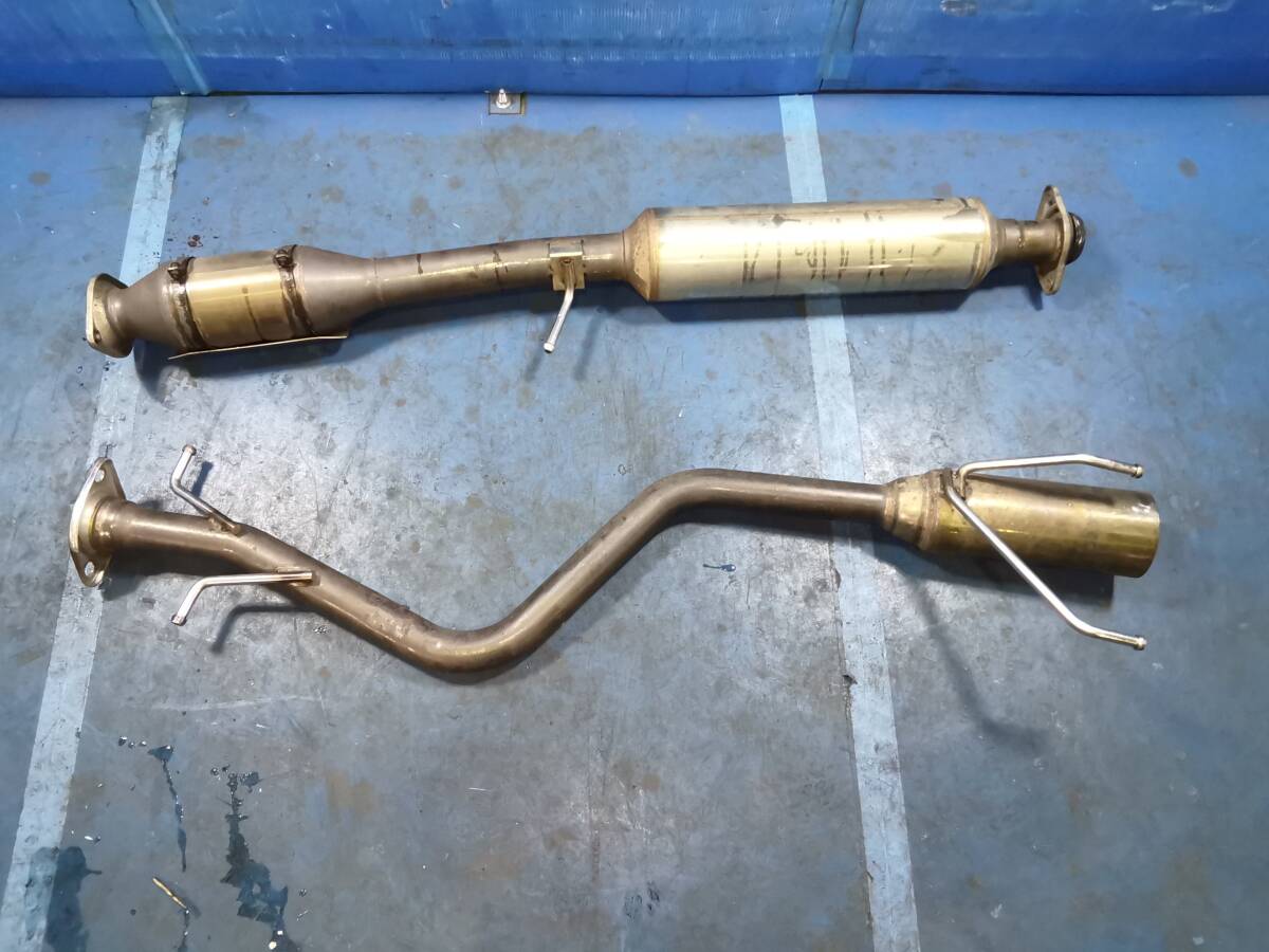 トヨタ　SXE10　アルテッツァ　RS200　社外　メーカー不明　スポーツ觸媒　マフラー　セット　3SGE　　　0507-8