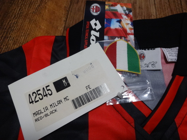 ACミラン 正規(guī)品 ユニフォーム シャツ 1993/1994 ホーム Mサイズ 新品未使用タグ付き