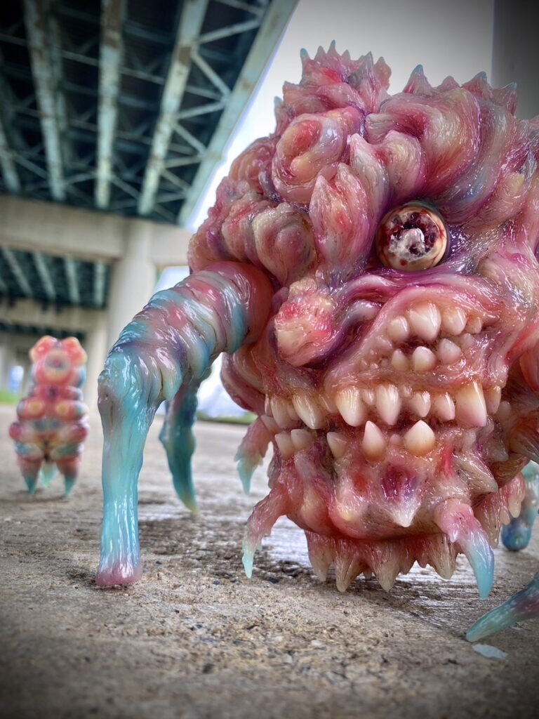 未開封♪ bico studio呪蟲 ソフビ フィギュア 墓場の画廊