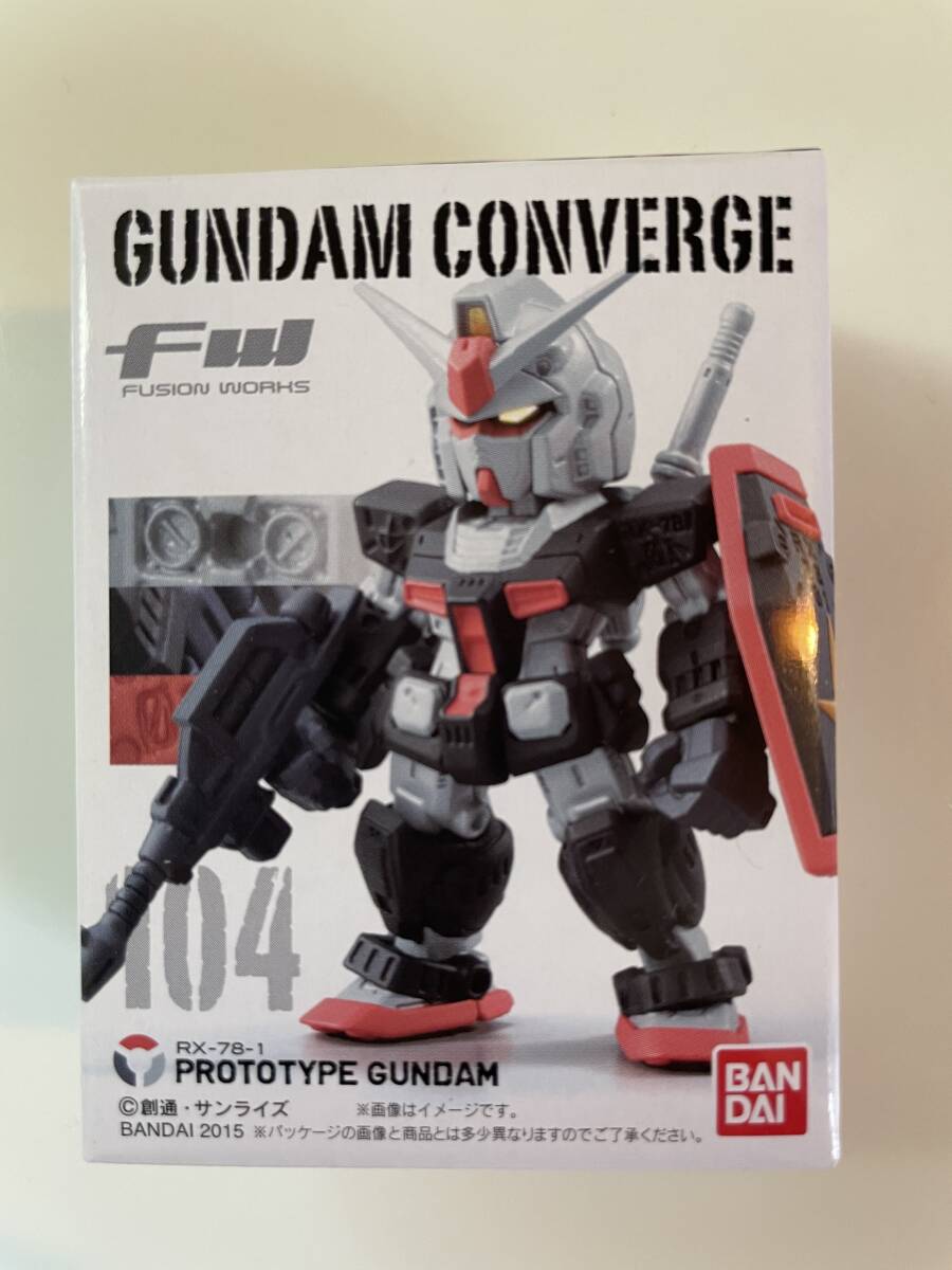 ☆絶版☆食玩 GUNDAM CONVERGE(ガンダム コンバージ) No.104 RX-78-1 プロトタイプ ガンダム 新品 アムロ/シャア/ガンプラ/MG/HG