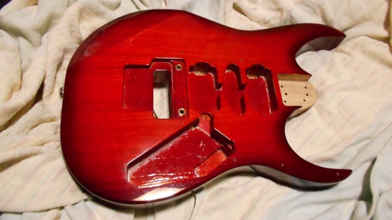 80'工房製ボディ(アッシュ系) ネック・FRT・他付 RG系 Yahoo!オークション - RGタイプ アッシュ系ボディ(80'工房製