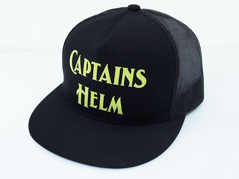 美品 CAPTAINS HELM LOGO MESH CAP メッシュキャップ キャプテンズヘルム F