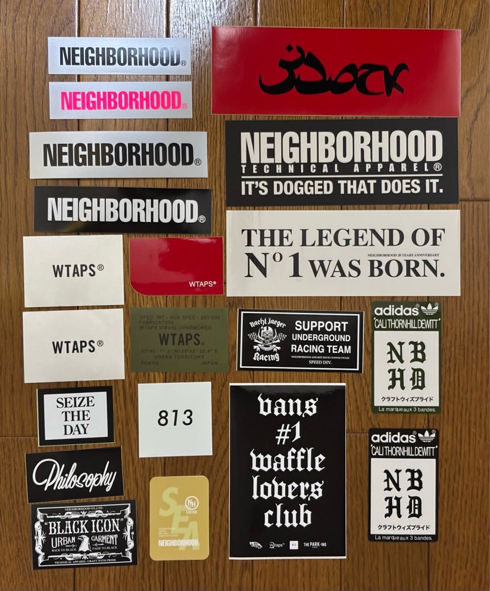 NEIGHBORHOOD WTAPS ステッカーセット ネイバーフッド ダブルタップス シール ステッカー