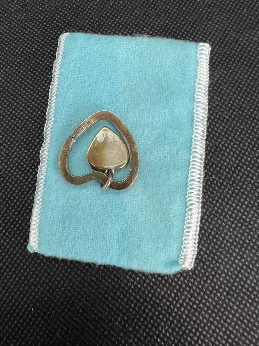 TIFFANY＆Co ティファニー SV925 ハート キーリング キーホルダー シルバー 重量約7.5g 保存袋