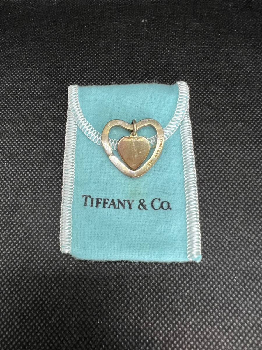 TIFFANY＆Co ティファニー SV925 ハート キーリング キーホルダー シルバー 重量約7.5g 保存袋