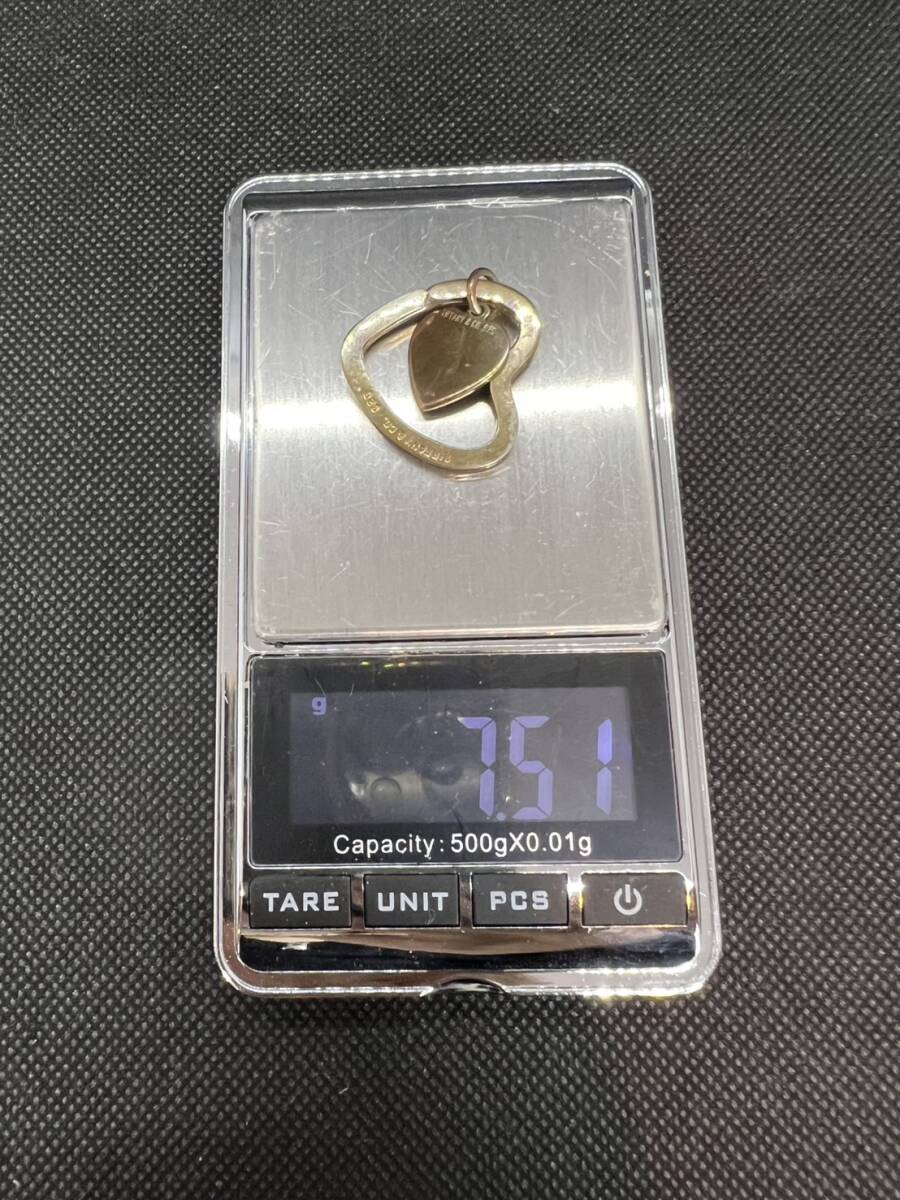 TIFFANY＆Co ティファニー SV925 ハート キーリング キーホルダー シルバー 重量約7.5g 保存袋