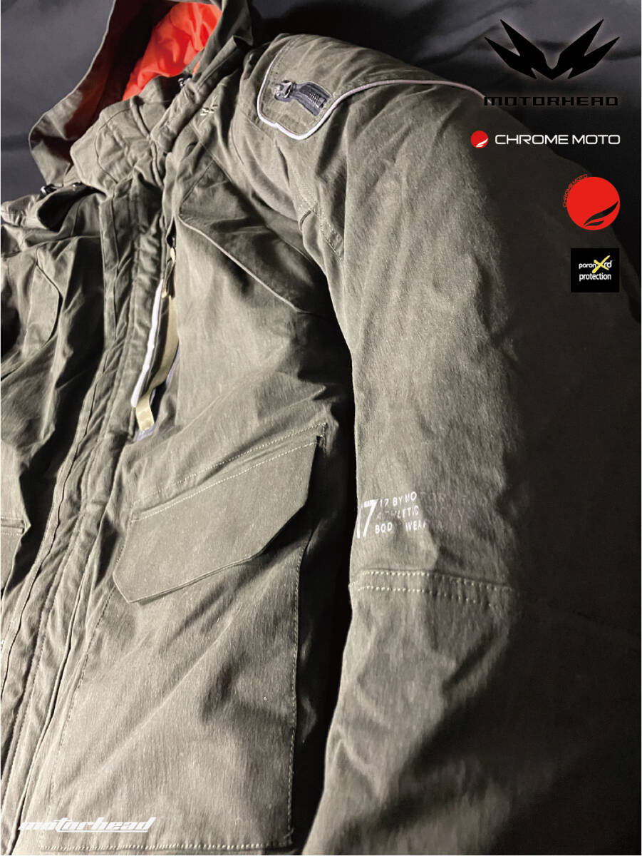 【一點もの/新品未使用】Motorheadストレッチコットンジャケット [L] カーキ　CB REBEL GB CBR RRR RSタイチ クシタニ