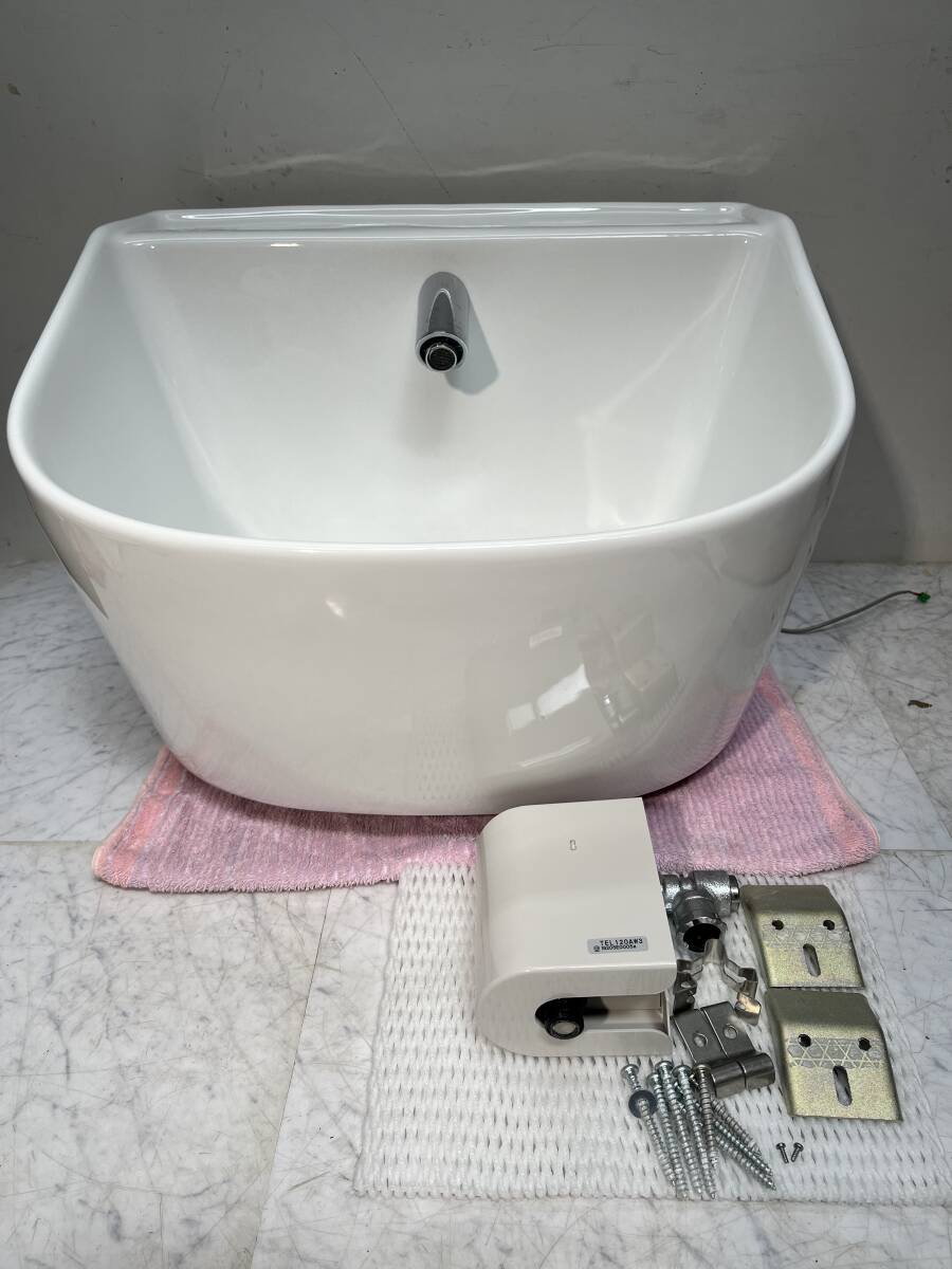 ４★　TOTO 　スタッフ用手洗器 【LS850R】ホワイト 壁掛手洗器 洗面器 病院/高齢者施設(shè)/大型施設(shè)/幼稚園/保育園/児童館