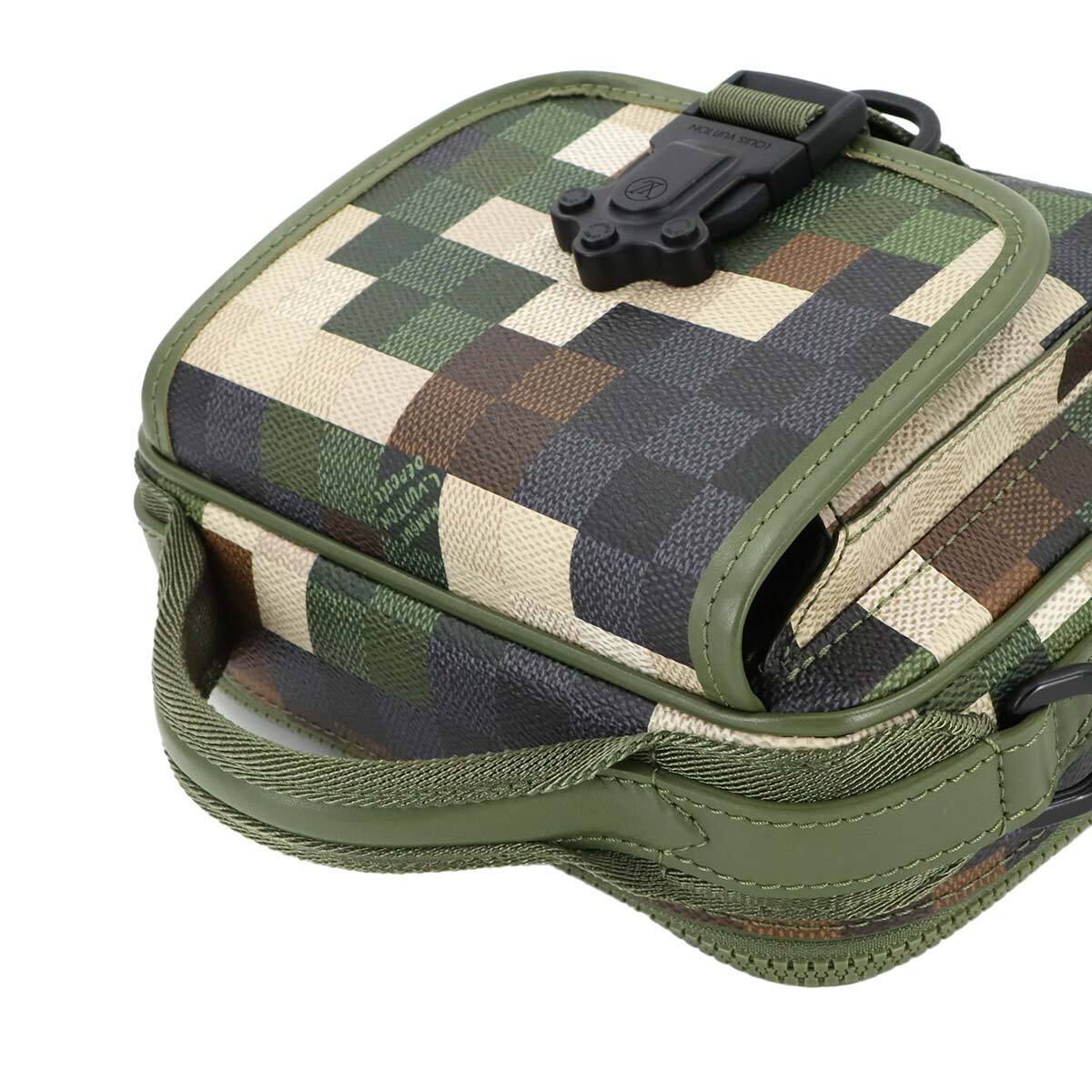 未使用 展示品 ルイ ヴィトン LOUIS VUITTON ダモフラージュ クエスト メッセンジャー ショルダー バッグ グリーン M24450 RFID 90280005