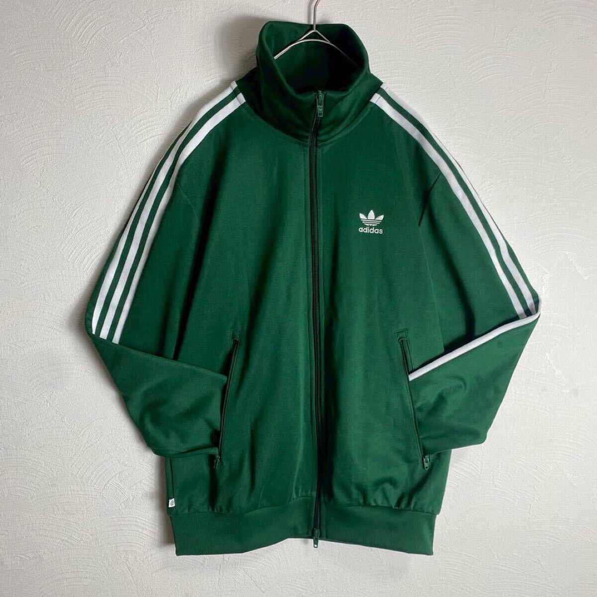 adidasジャージ ベッケンバウアー グリーン 濃緑 y2k XLサイズ