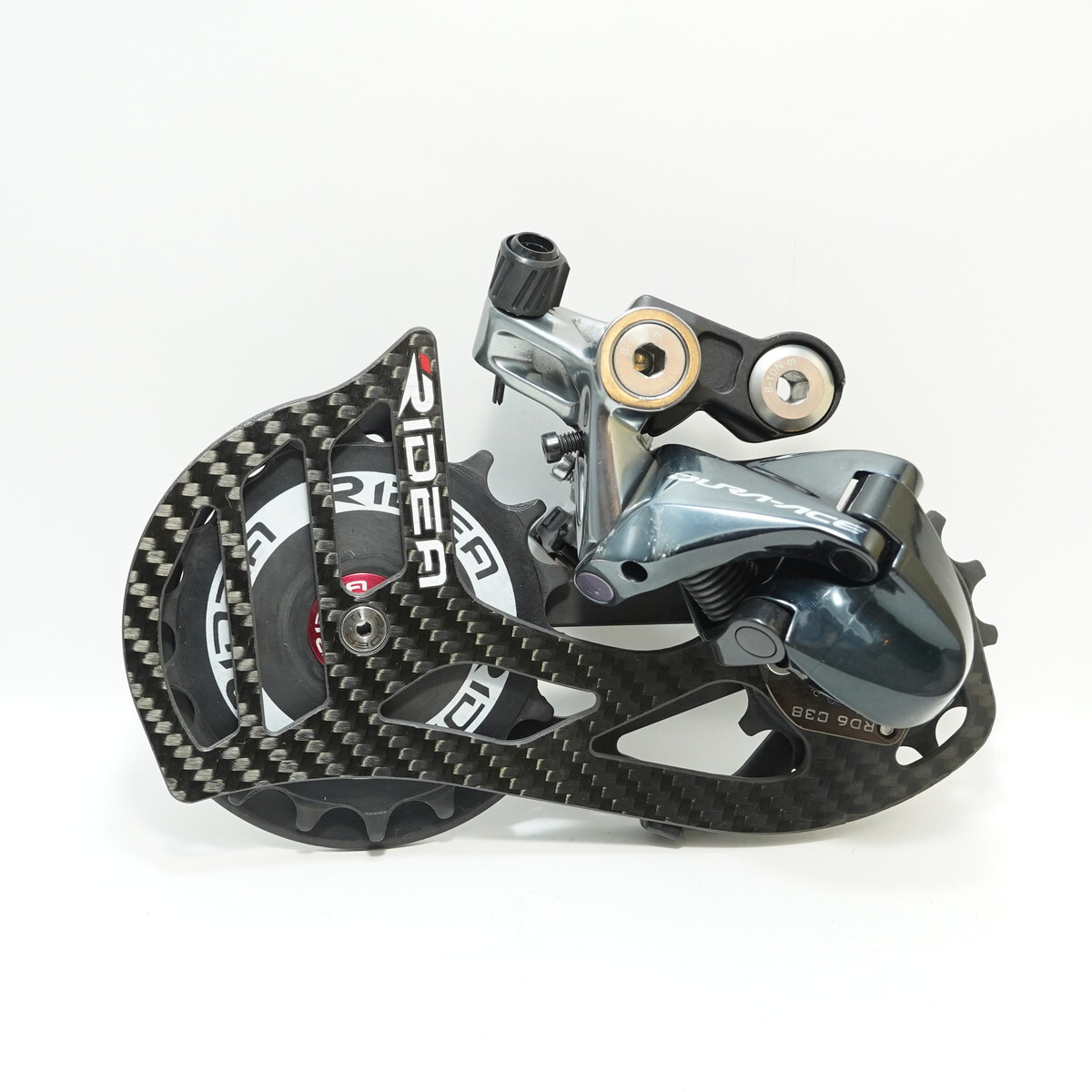 SHIMANO デュラエース DURA-ACE RD-R9100 リアディレイラー 11S RIDEA RD6 C38 13x18T ビッグプーリー！