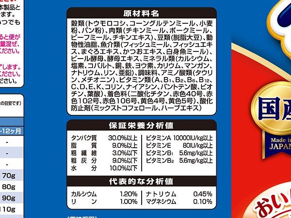 ねこ元気 お魚ミックス まぐろ かつお 白身魚入り 1.0kg とびつく おいしさ_画像2