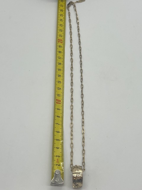 K7974A#Yves Saint Laurent Yves Saint-Laurent подвеска оттенок золота YSL бренд аксессуары колье Vintage кольцо верх #