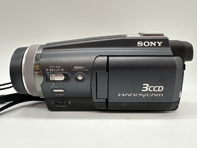 K7521◆ SONY DCR-HC1000 miniDV 3CCD HANDYCAM ソニー ハンディカム デジタルビデオカメラレコーダー 起動確認済 光学機器_画像4