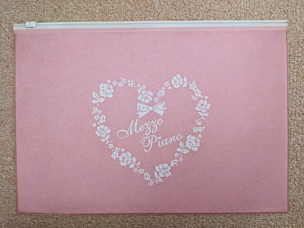 メゾピアノ ランドセル ルビーワイン ガーリーリボン A4フラット 百貨店限定モデル mezzo piano 未使用カバー付 定価86,000円_画像8