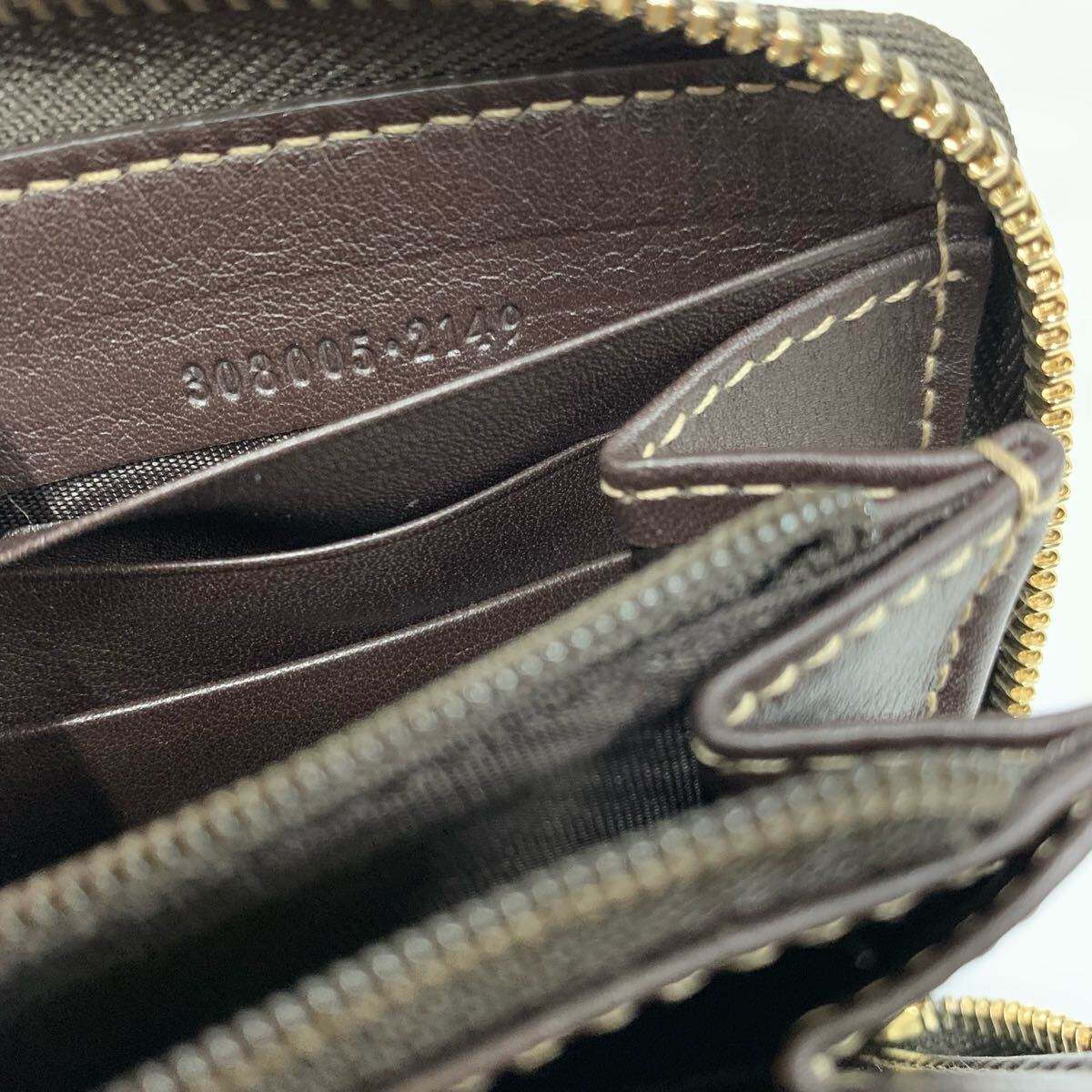 狀態(tài)良好 グッチ GUCCI ラウンド ファスナー 長財(cái)布 GG ハート ロゴ 二つ折り財(cái)布 レディース ロングウォレット 箱 カ4