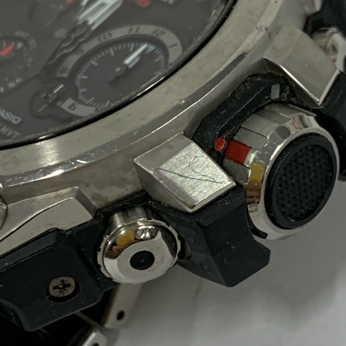 動作未確認 G-SHOCK CASIO カシオ 腕時計 MT-G 電波ソーラー腕時計 MTG-S1000D ブラックカラー系 カ4