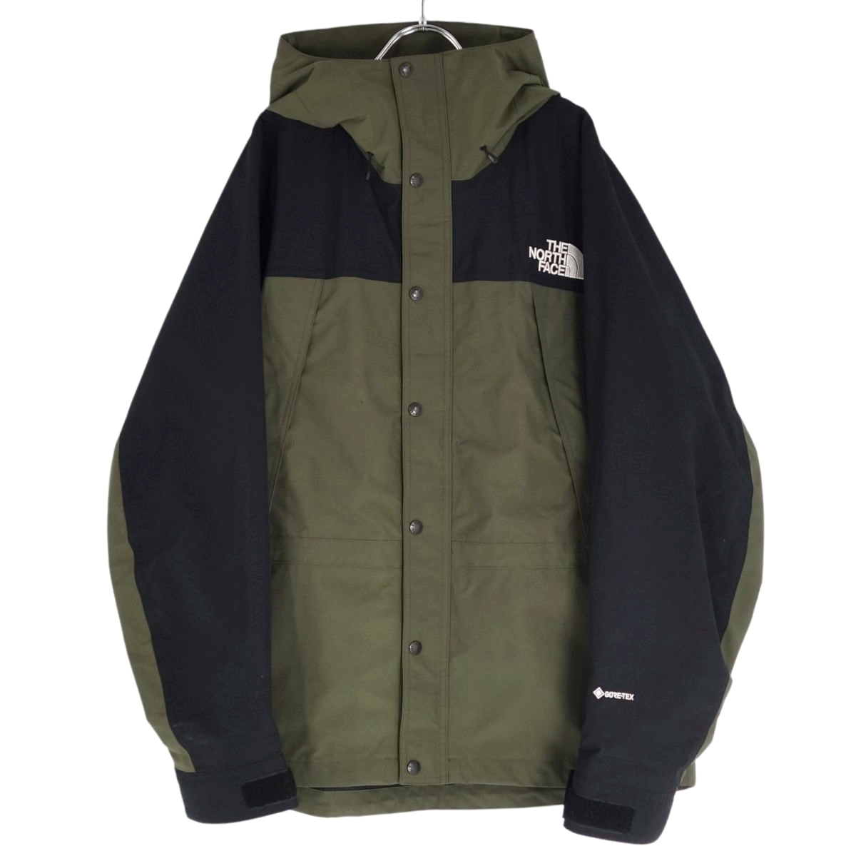 美品 ザノースフェイス THE NORTH FACE マウンテンライトジャケット NP62450 アウター メンズ L カーキグリーン ce05mn-rm20e31005