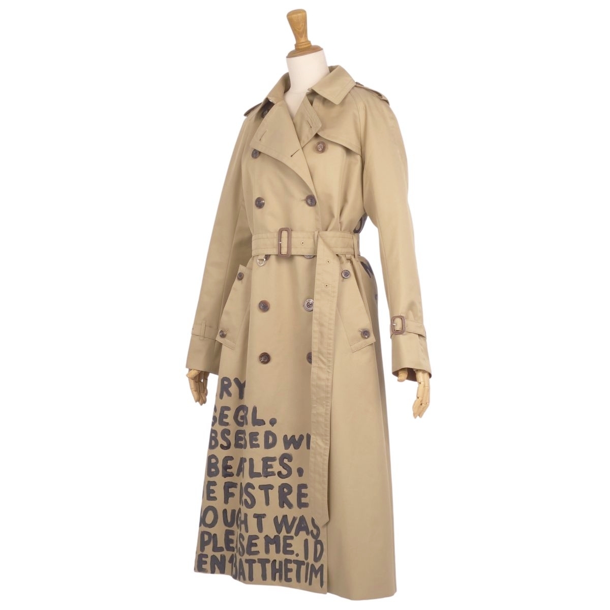 極美品 アクアスキュータム Aquascutum LONDON コート トレンチコート ライナー付き ペイント アウター レディース 8(M) ce04dm-rm10f13247